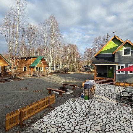 Talkeetna Log Cabin With Hot Tub Unit 1 Vila Exterior foto