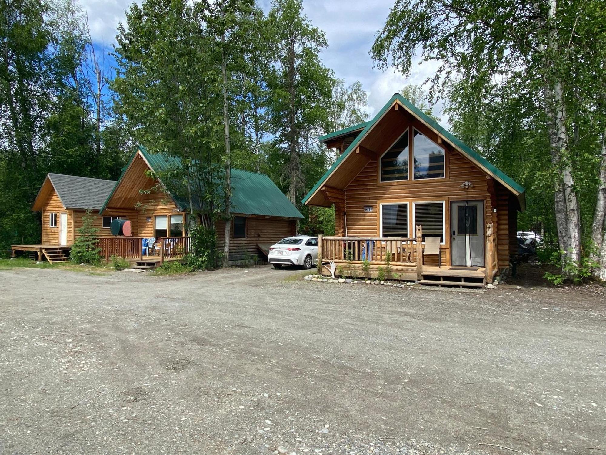 Talkeetna Log Cabin With Hot Tub Unit 1 Vila Exterior foto