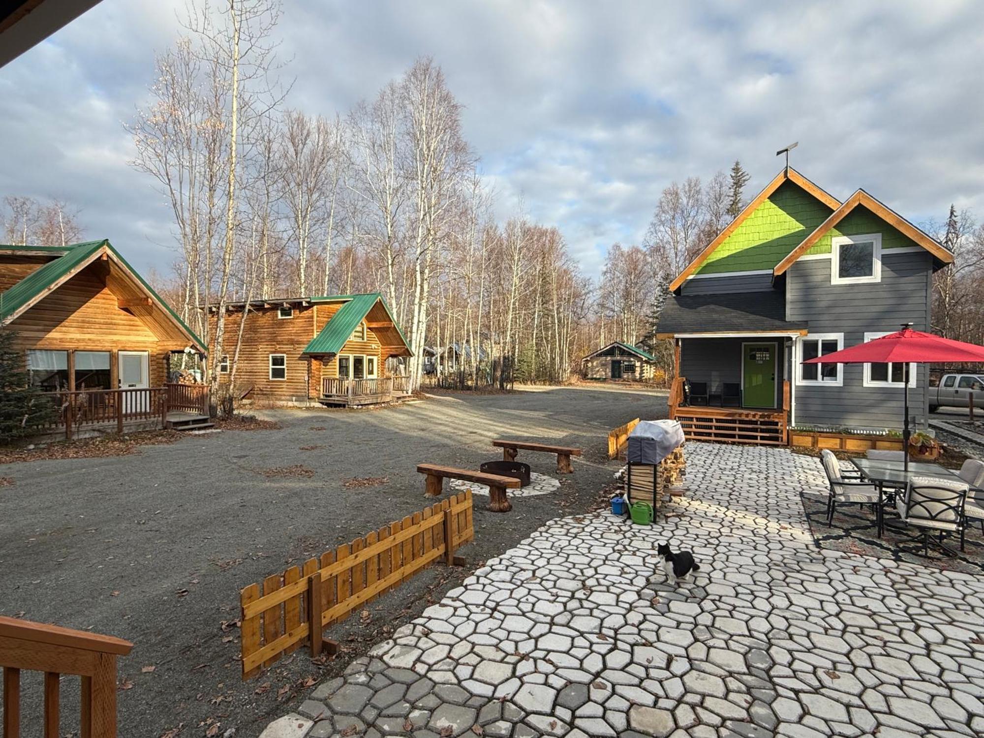 Talkeetna Log Cabin With Hot Tub Unit 1 Vila Exterior foto