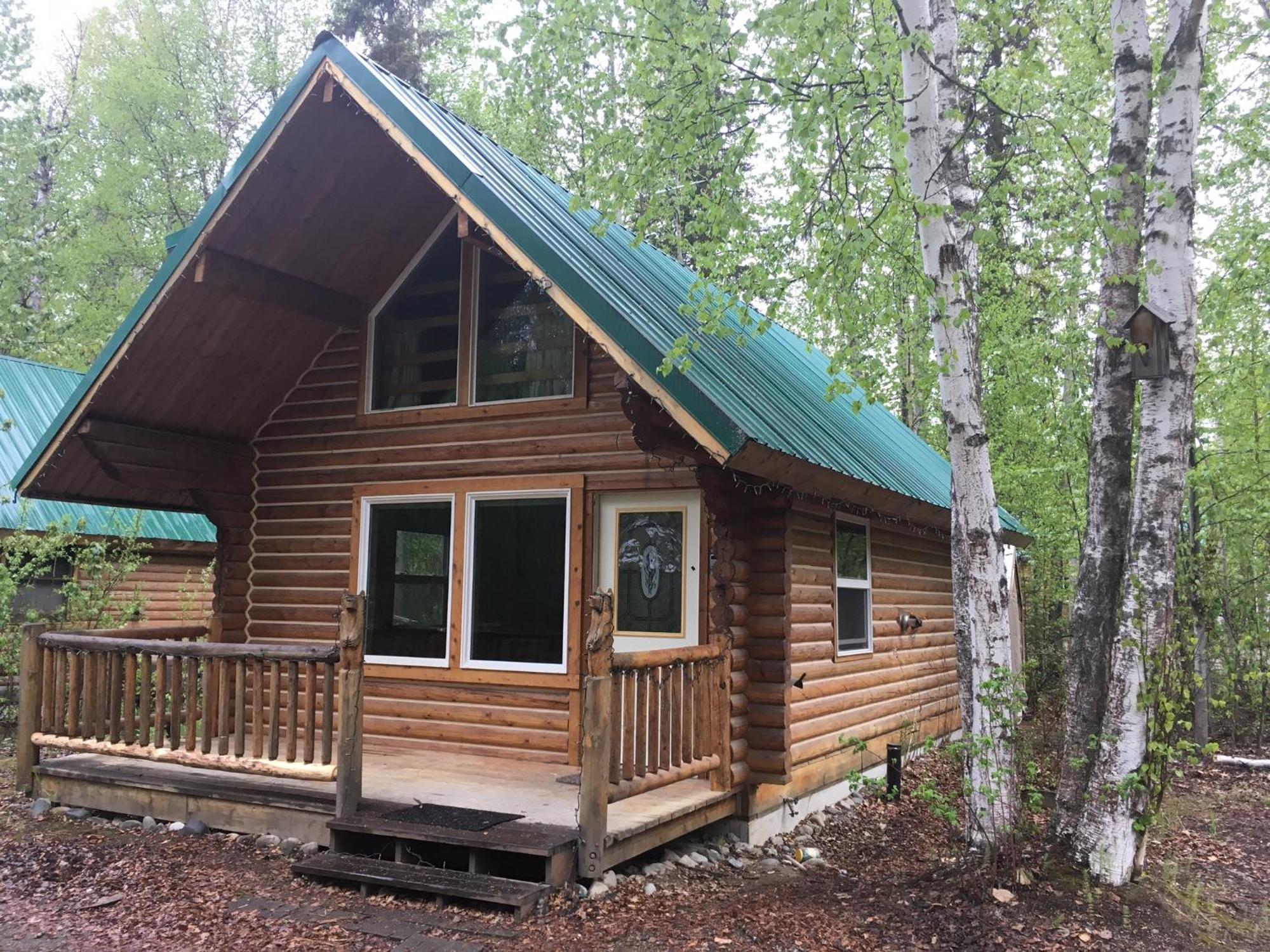 Talkeetna Log Cabin With Hot Tub Unit 1 Vila Exterior foto