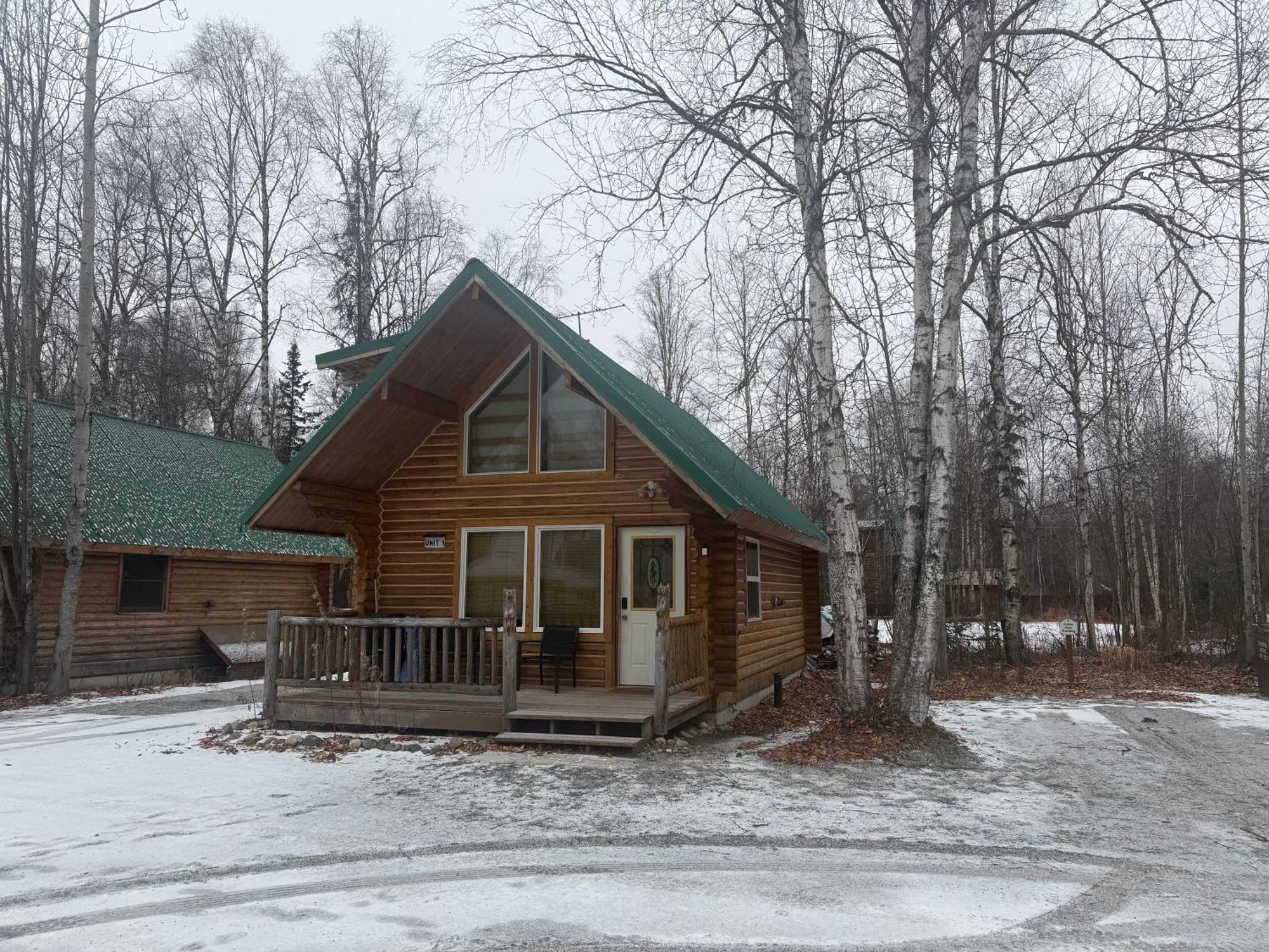 Talkeetna Log Cabin With Hot Tub Unit 1 Vila Exterior foto